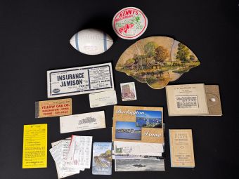 Vintage Burlington, Iowa Ephemera & Advertising Memorabilia Lot