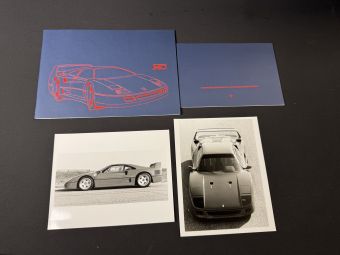 Ferrari F40 Factory Launch Press Presentation Kit (1987)