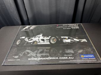 2006 F1 Australian Grand Prix Official Poster Board Sign