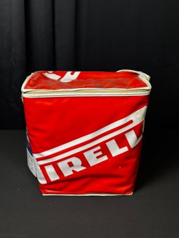 Vintage Pirelli Tires Promotional Vinyl Soft Cooler
