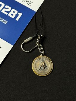 Vintage Lamborghini Brass Charging Bull Keychain