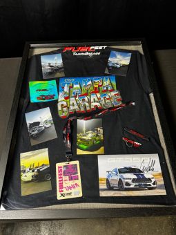 FuelFest Tampa 2025 VIP Platinum Lanyard Shadowbox Display
