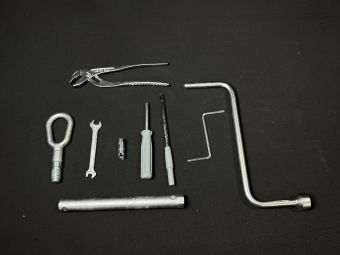 Genuine BMW E31 840Ci 850Ci Trunk Tray Emergency Tool Kit